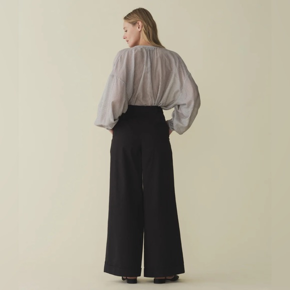 Doen Hilaire Pants in Black size 2 BNWT Retail $228 - Picture 3 of 8
